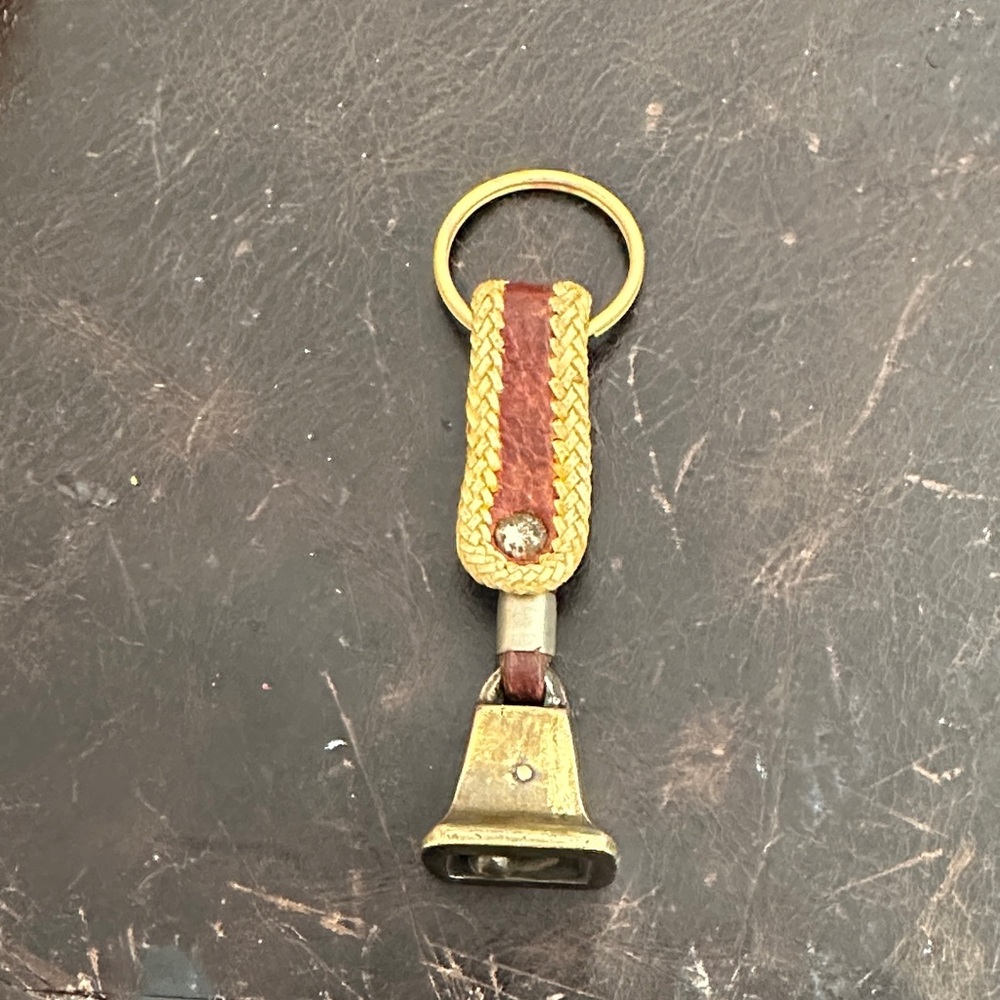 Vintage Equestrian Bell Key Chain